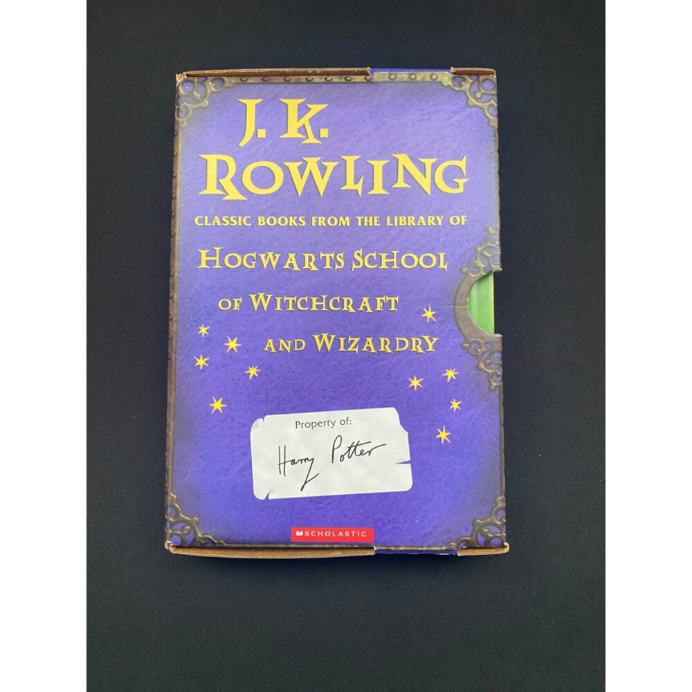 J.K. Rowling The Library Of Hogwarts School Of‎ Witchcraft And Wizardry Box Set